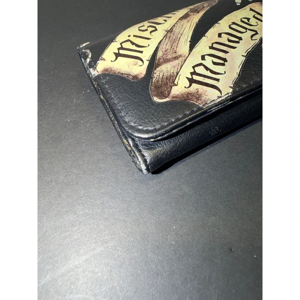 Harry Potter Mischief Managed Marauders Map Trifold Wallet Faux Leather